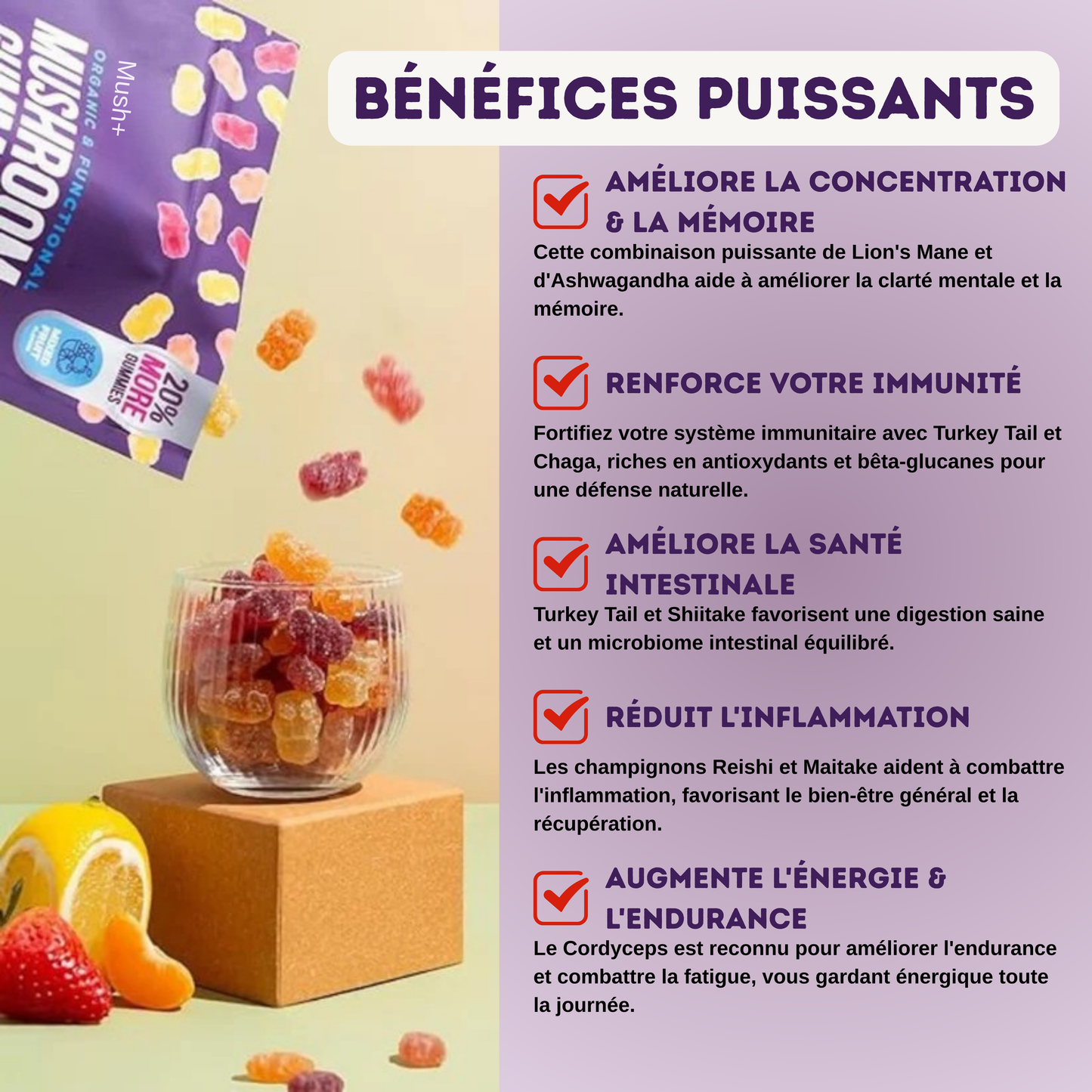 Gummies Clarté & Énergie